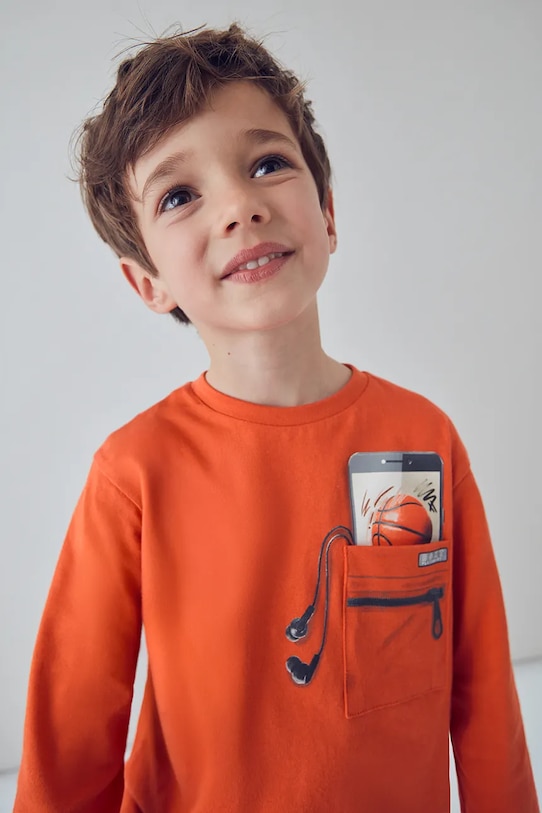 

Хлопковая водолазка Mayoral, оранжевый