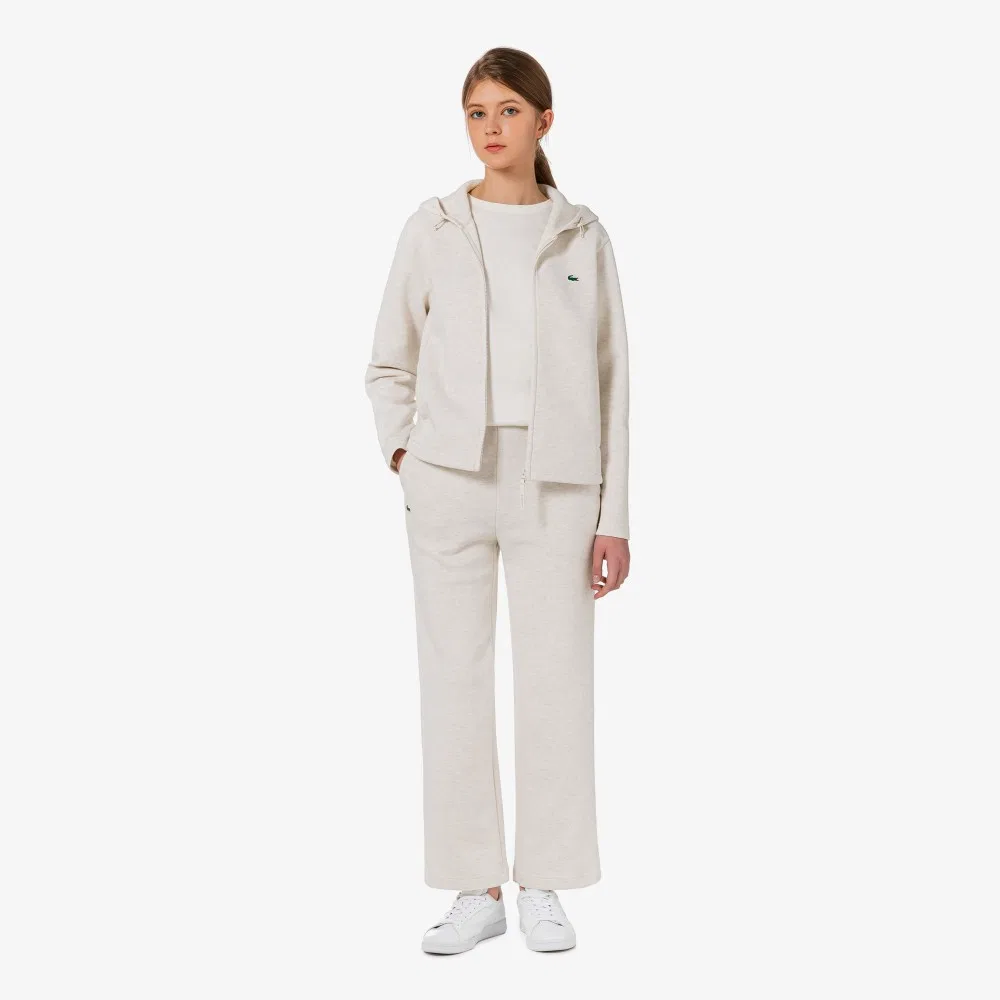 Брюки женские Lacoste из пике бежевые