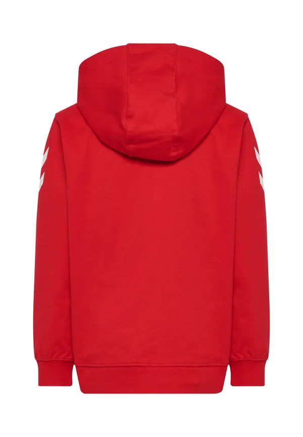 Толстовка на молнии с шевронным узором Hummel, True Red — фото 2