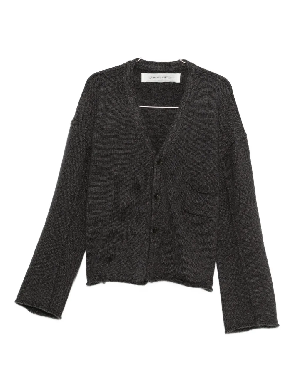 

Кардиган с V-образным вырезом Individual Sentiments, серый