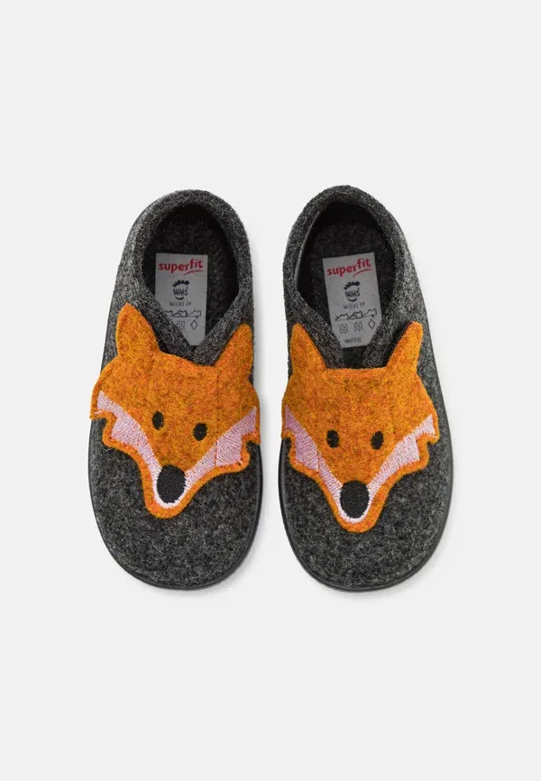 Тапочки Happy octi slippers Superfit, серо-оранжевый — фото 4