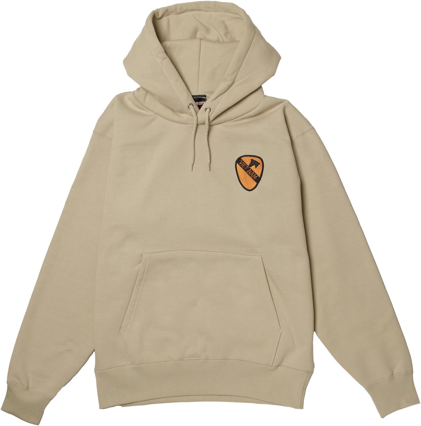 

Толстовка с капюшоном в стиле F, нашивка с гербом армии США, флисовая подкладка, пуловер, цвет: серый (stone) F-Style