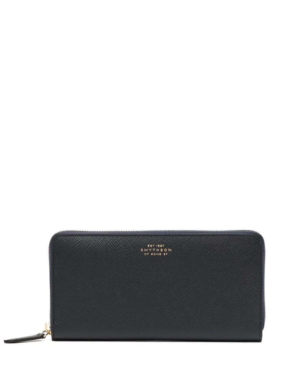 

Кошелек на молнии Smythson, черный
