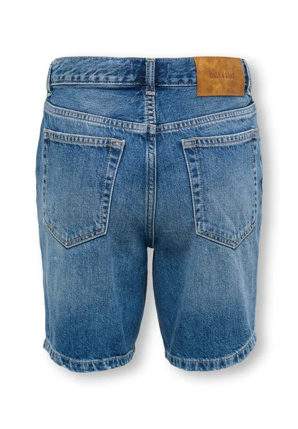 Прямые джинсовые шорты osjedge tai Only & Sons Junior, Medium Blue Denim — фото 2