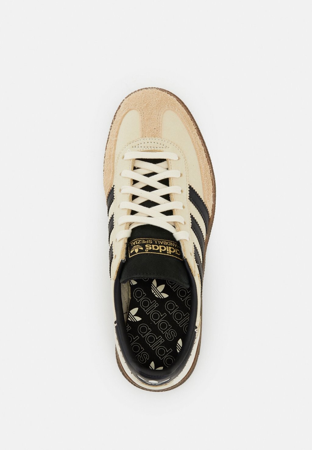 Низкие кроссовки Handball Spezial Unisex adidas Originals, цвет core black/magic beige — фото 4