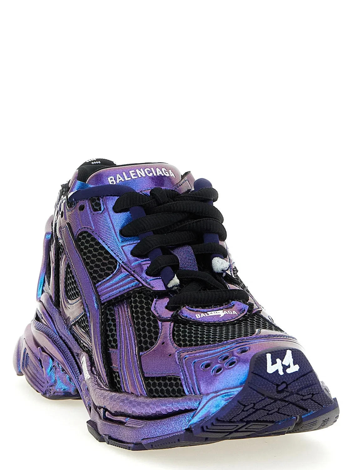 Кроссовки 'Runner Iridescent' BALENCIAGA, синий — фото 2