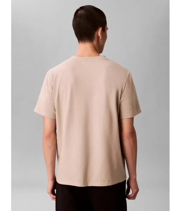 Футболка relaxed fit Calvin Klein, бежевый — фото 3