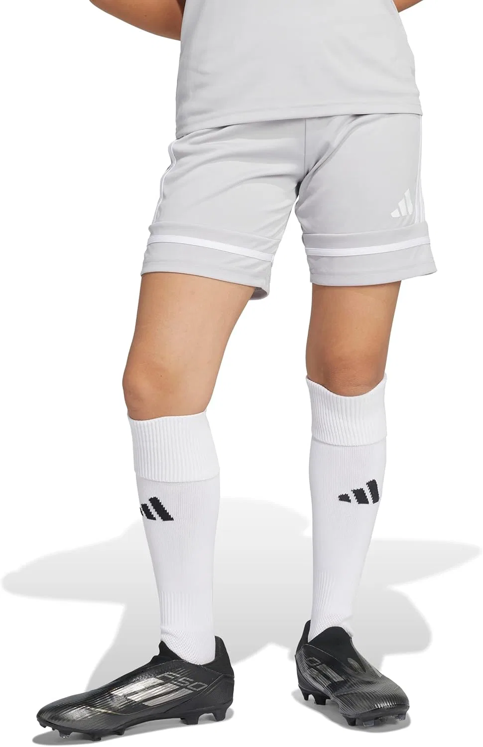 Adidas Originals Детские шорты Adidas Squadra 25, Team Light Grey/Team Light Grey/White