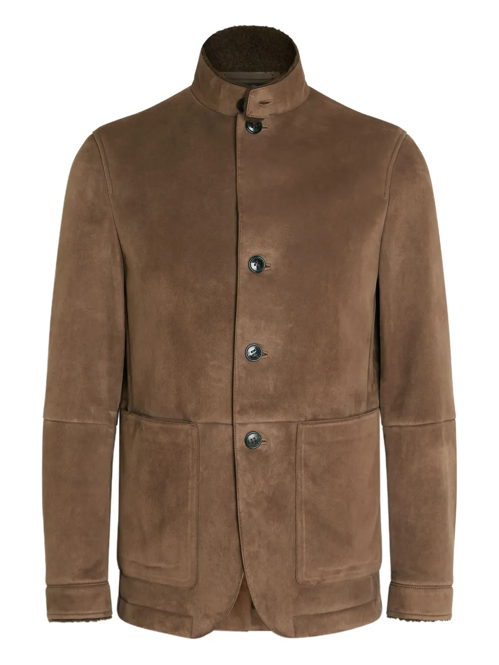 

Куртка Il Conte из овчины Zegna, коричневый