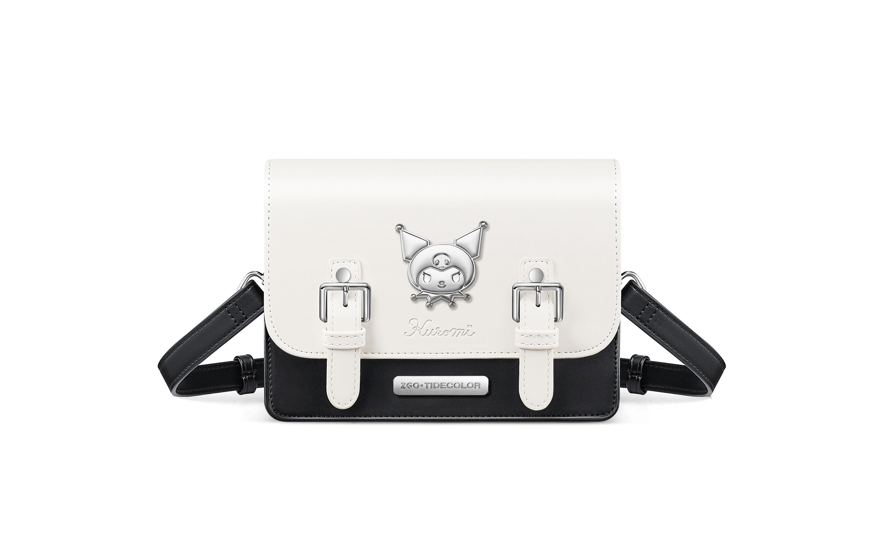 

Zgo Сумка через плечо Sanrio Kuromi, White Black Multicolor