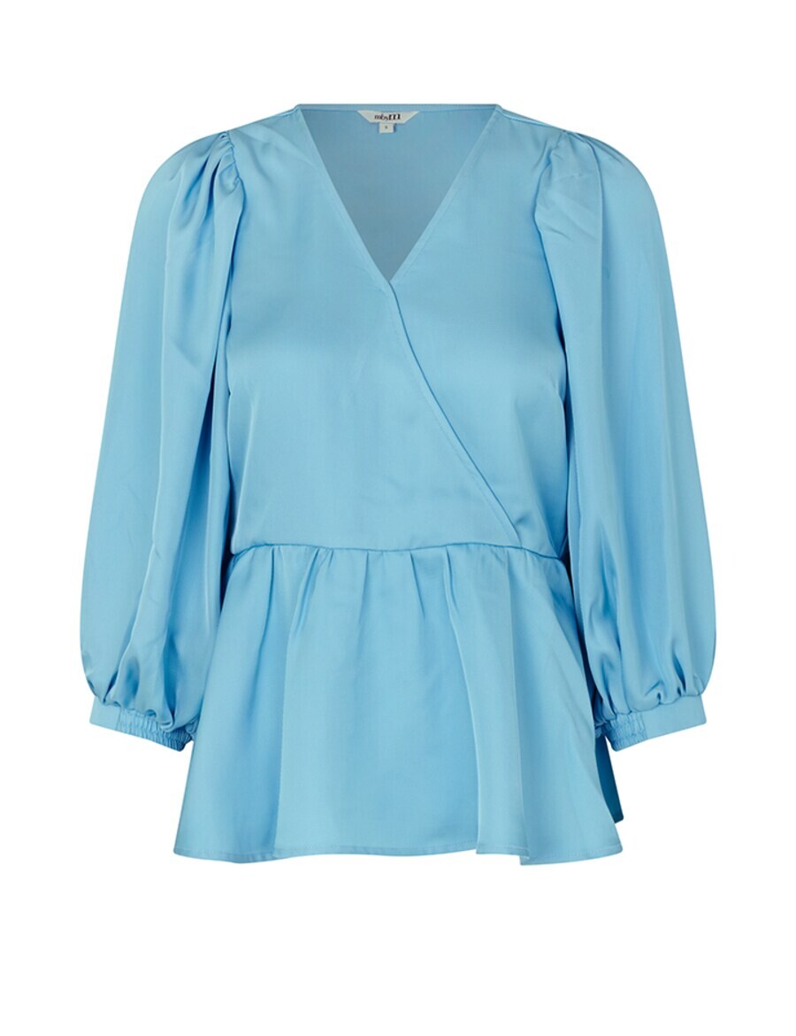 

Блузка с коротким рукавом mbym Blouse Adara-M, светло-синий
