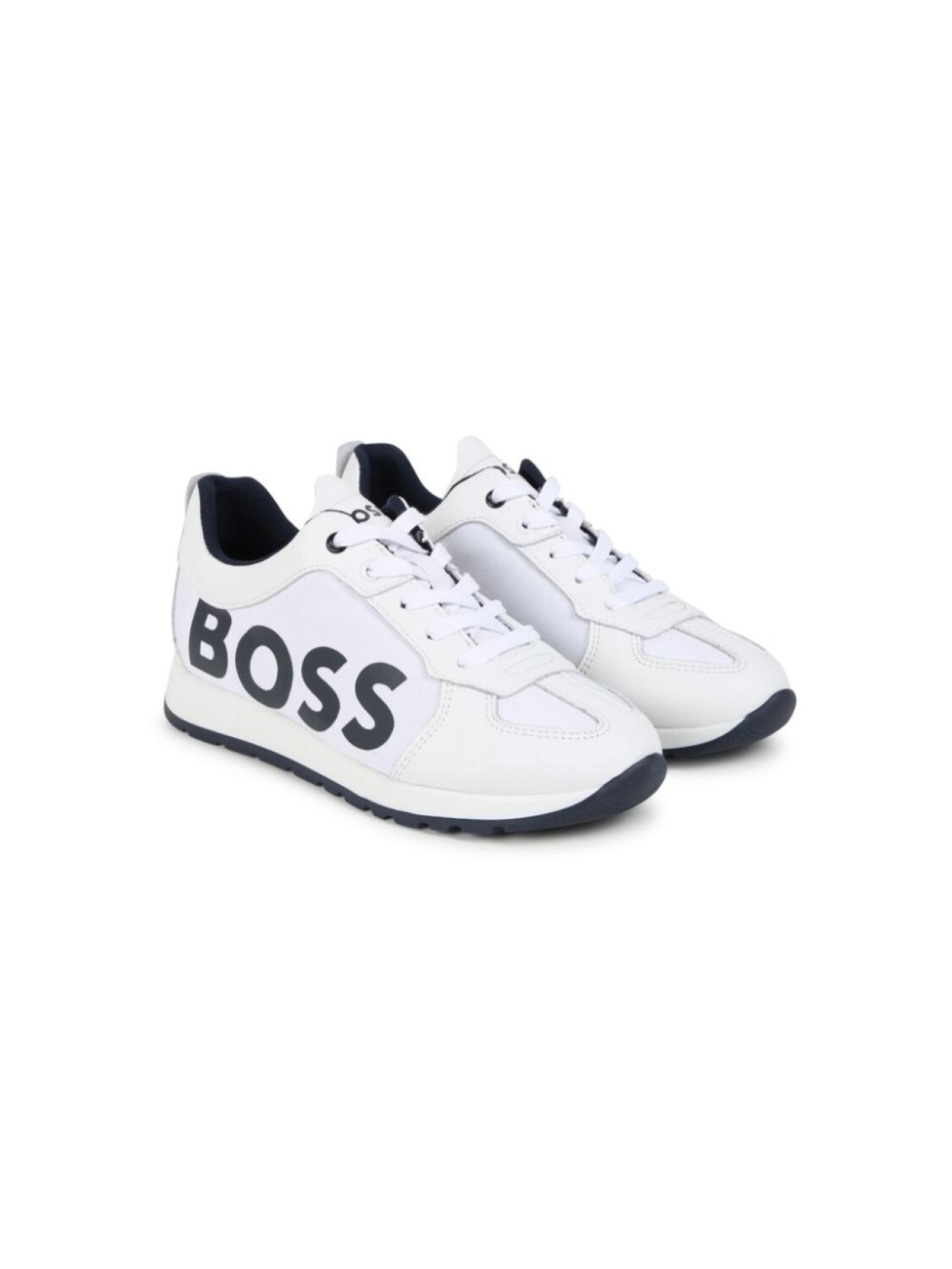 

BOSS Kidswear кроссовки с логотипом, белый