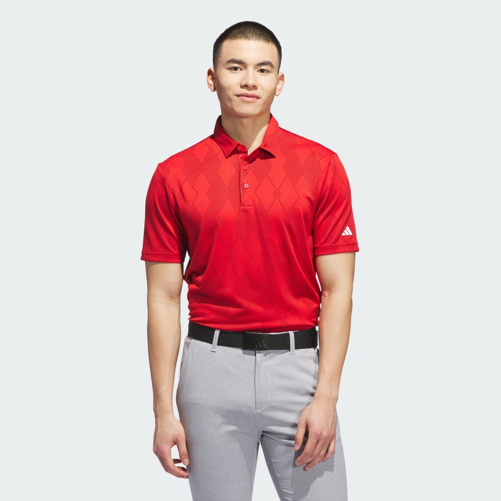 

Спортивная футболка Adidas Ultimate365 Micro Texture Polo Shirt, цвет Collegiate Red