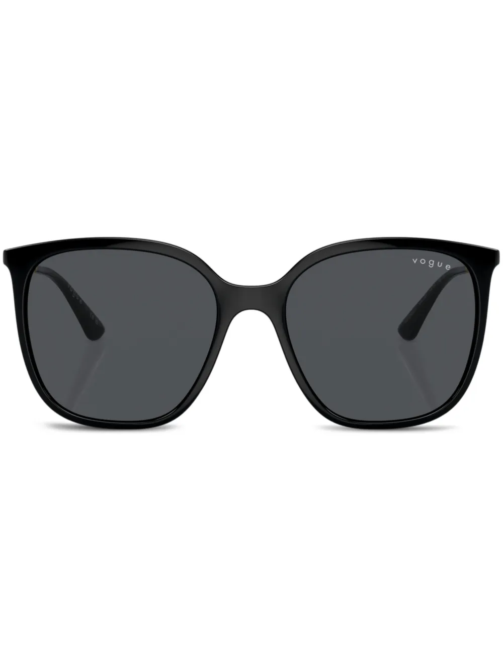 

Солнцезащитные очки в круглой оправе с логотипом Vogue, черный