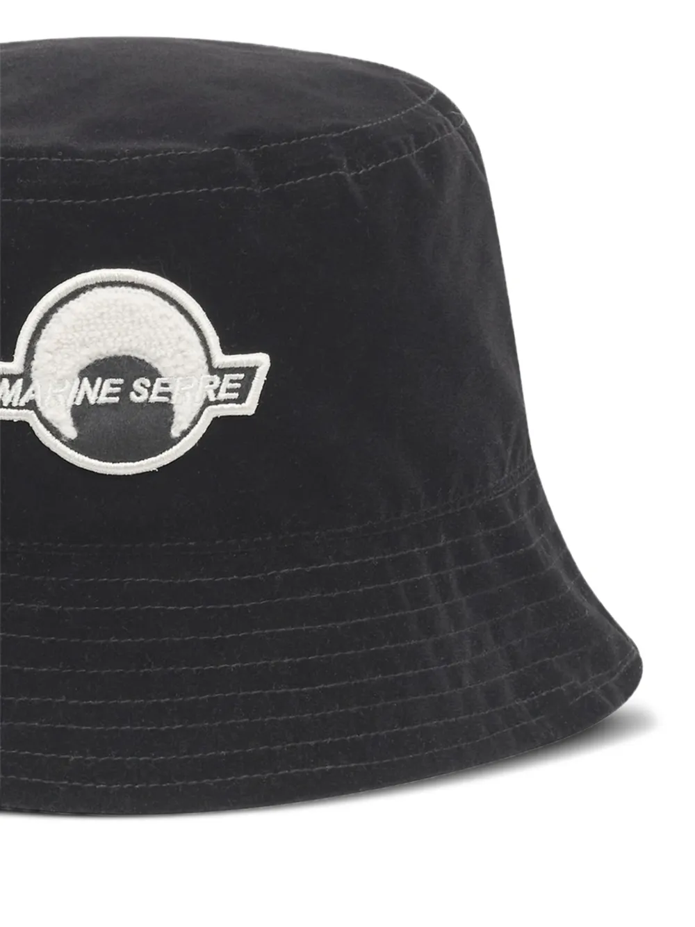 

Панама с логотипом Marine Serre, черный