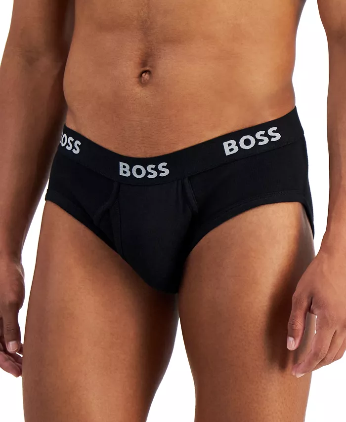 

Мужские трусы с логотипом, 5 штук Hugo Boss, черный