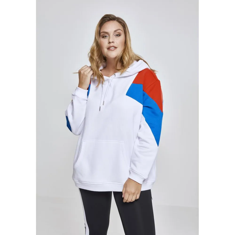 

Толстовка Urban Classics Oversized 3-Tone Blo Big, белый