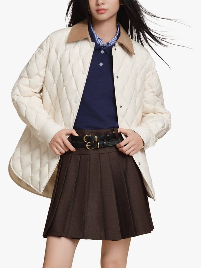 

Стеганая амбарная куртка Bosideng, Ivory White Sand