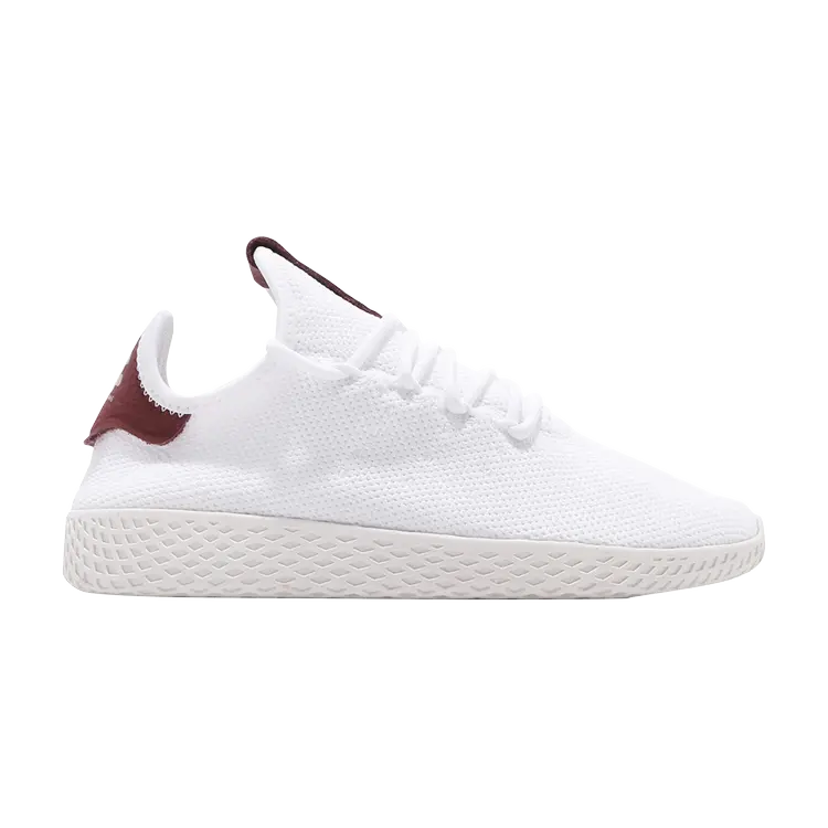 Кроссовки Adidas Pharrell Williams x Wmns Tennis Hu 'Collegiate Burgundy', белый