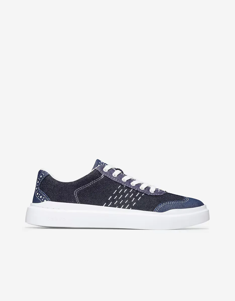 Женские парусиновые кроссовки со шнуровкой Cole Haan, синий