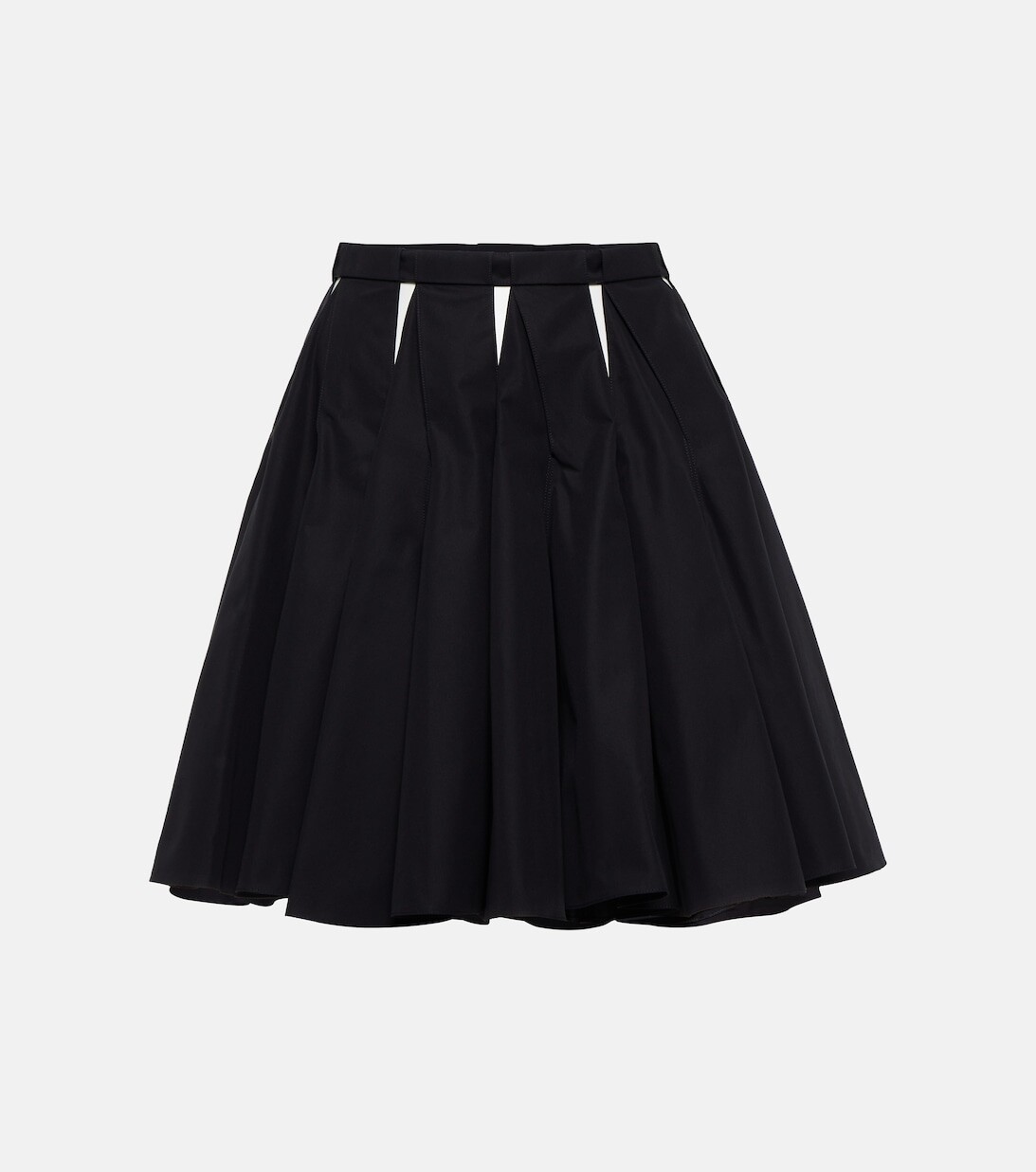 

Плиссированная мини-юбка ALAÏA, черный