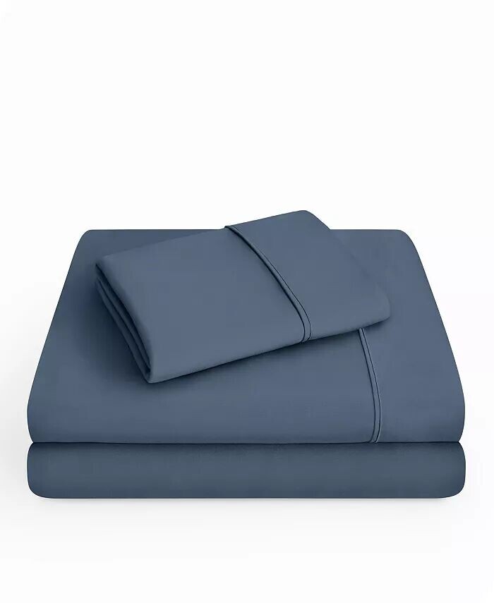 

Комплект ультрамягких простыней с двойной щеткой, Twin XL Bare Home, серый