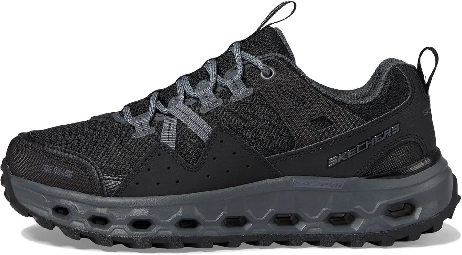 Мужские кроссовки Skechers Glide-Step от Trainers, Black Dark Grey — фото 4