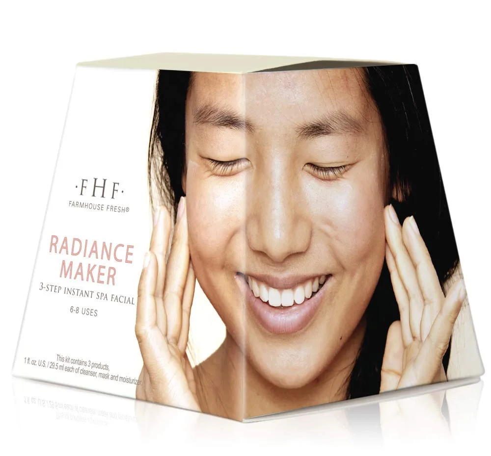 FarmHouse Fresh Radiance Maker 3-шаговая экспресс-спа-процедура для лица, 3 шт. — фото 3