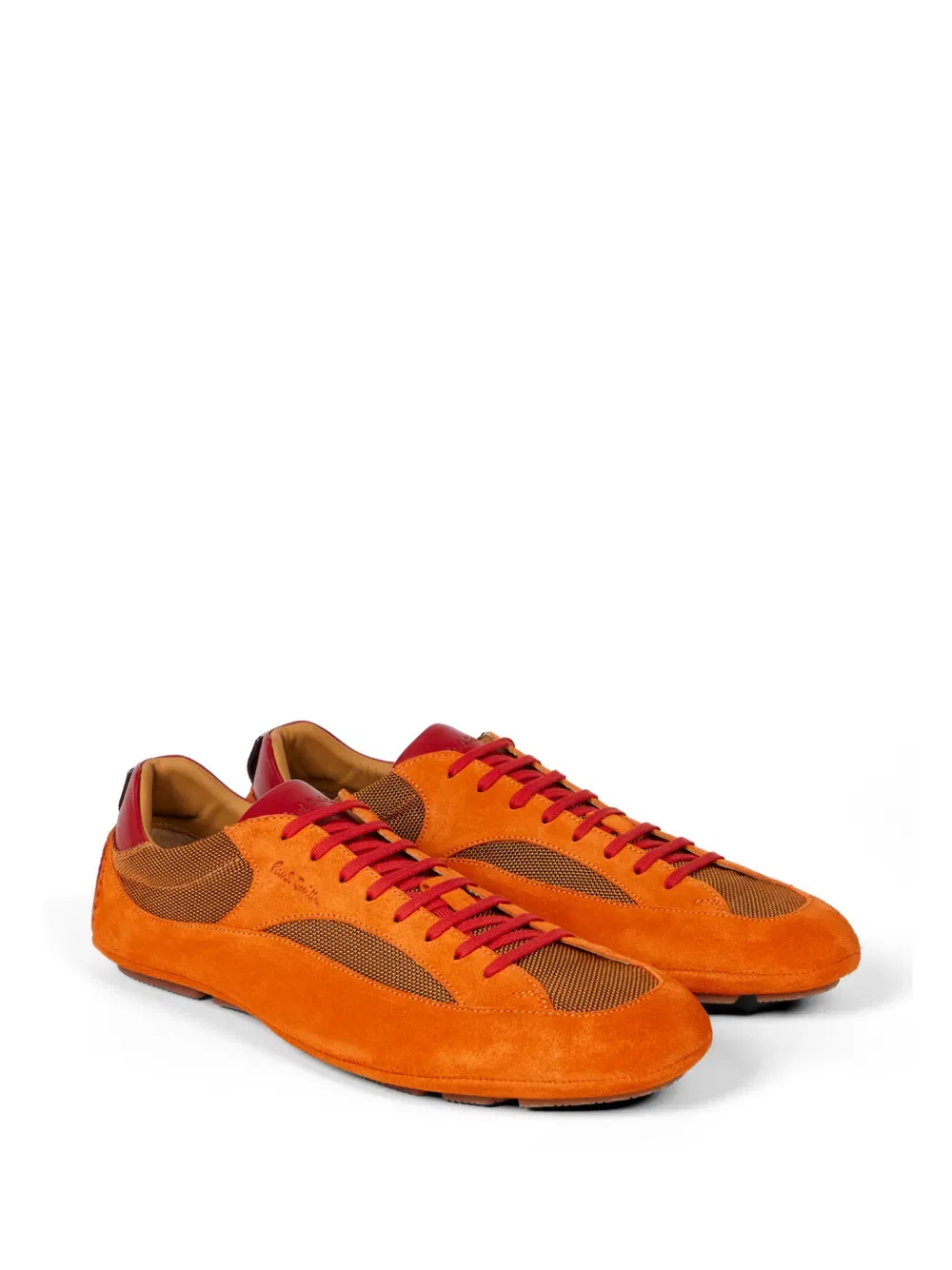 Кроссовки Marini на шнуровке Paul Smith, оранжевый — фото 2