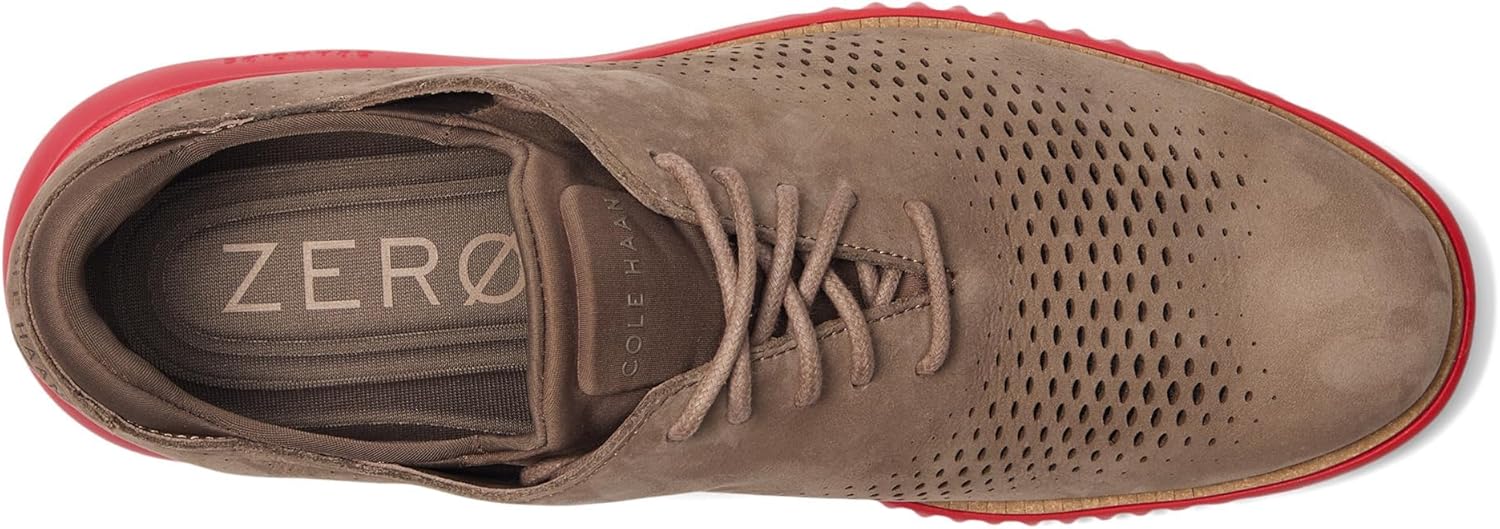 Мужские оксфорды Cole Haan 2.Zerogrand с лазерной перфорацией, Irish Coffee Nubuck/Truffle — фото 2