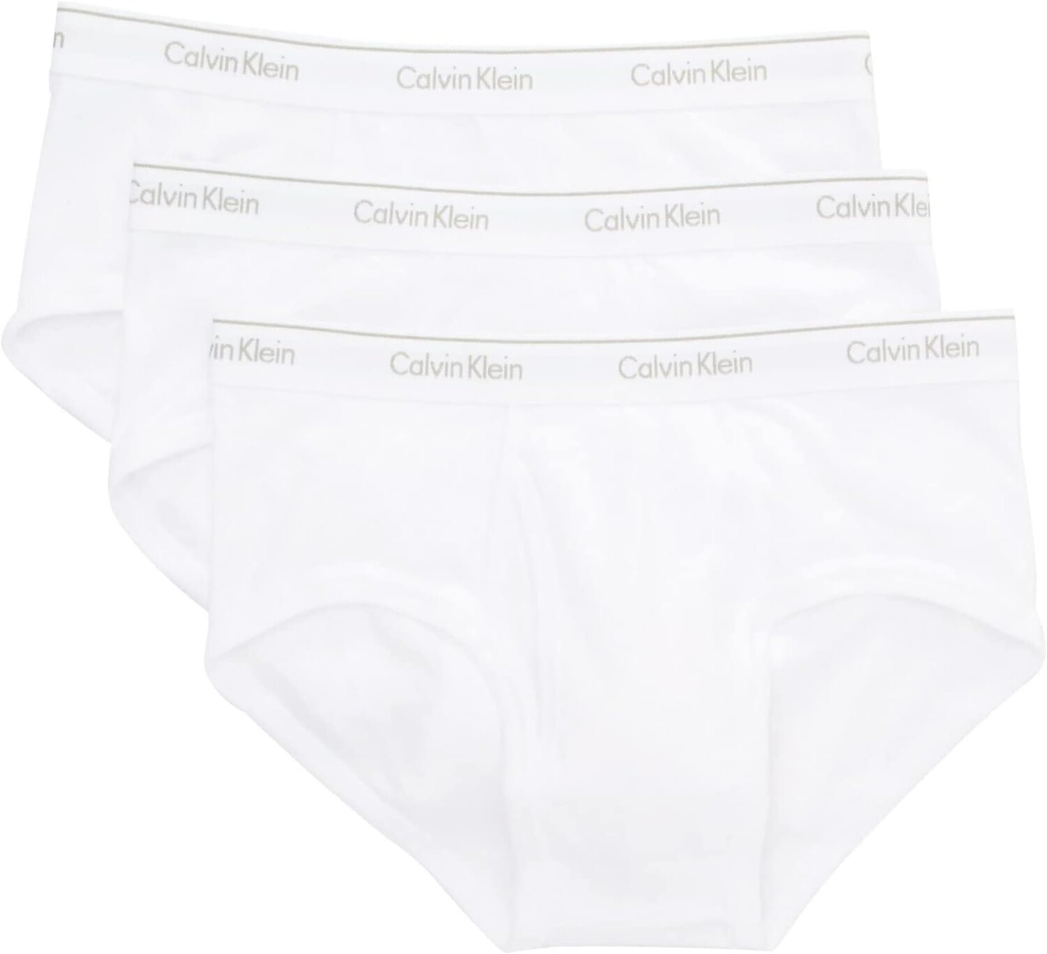 

Классические трусы из хлопка (3 шт.) Calvin Klein Underwear, белый