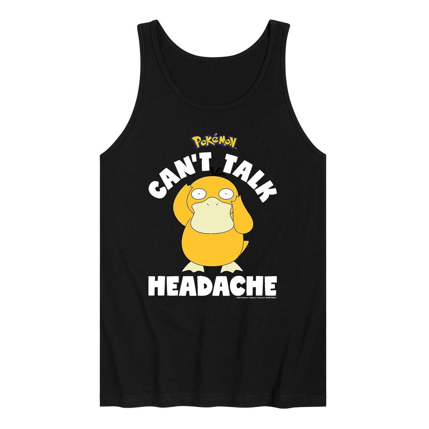 

Мужская майка от головной боли Pokemon Psyduck Licensed Character