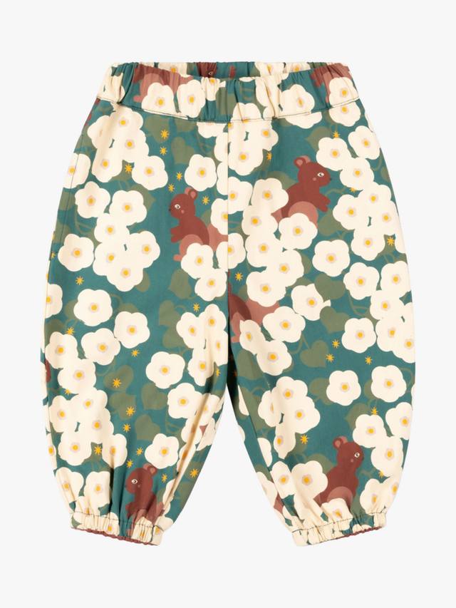 

Детские джоггеры с принтом ёжика из хлопка Little Green Radicals, Multi