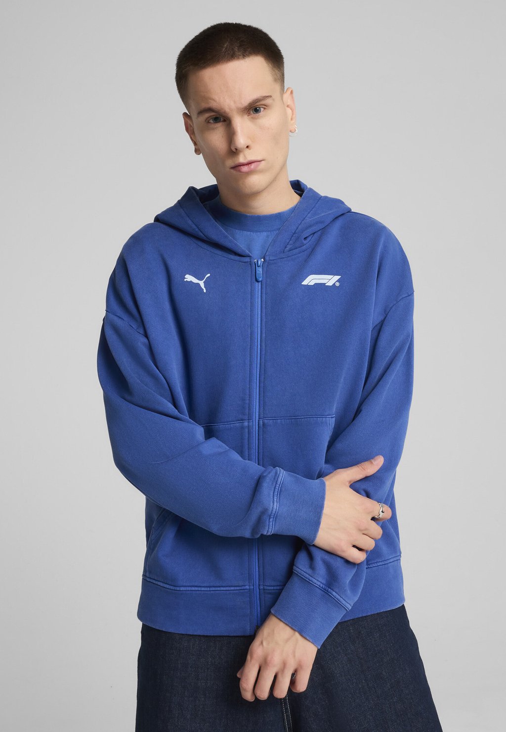 

Толстовка на молнии F1 GRAPHIC Puma, синий