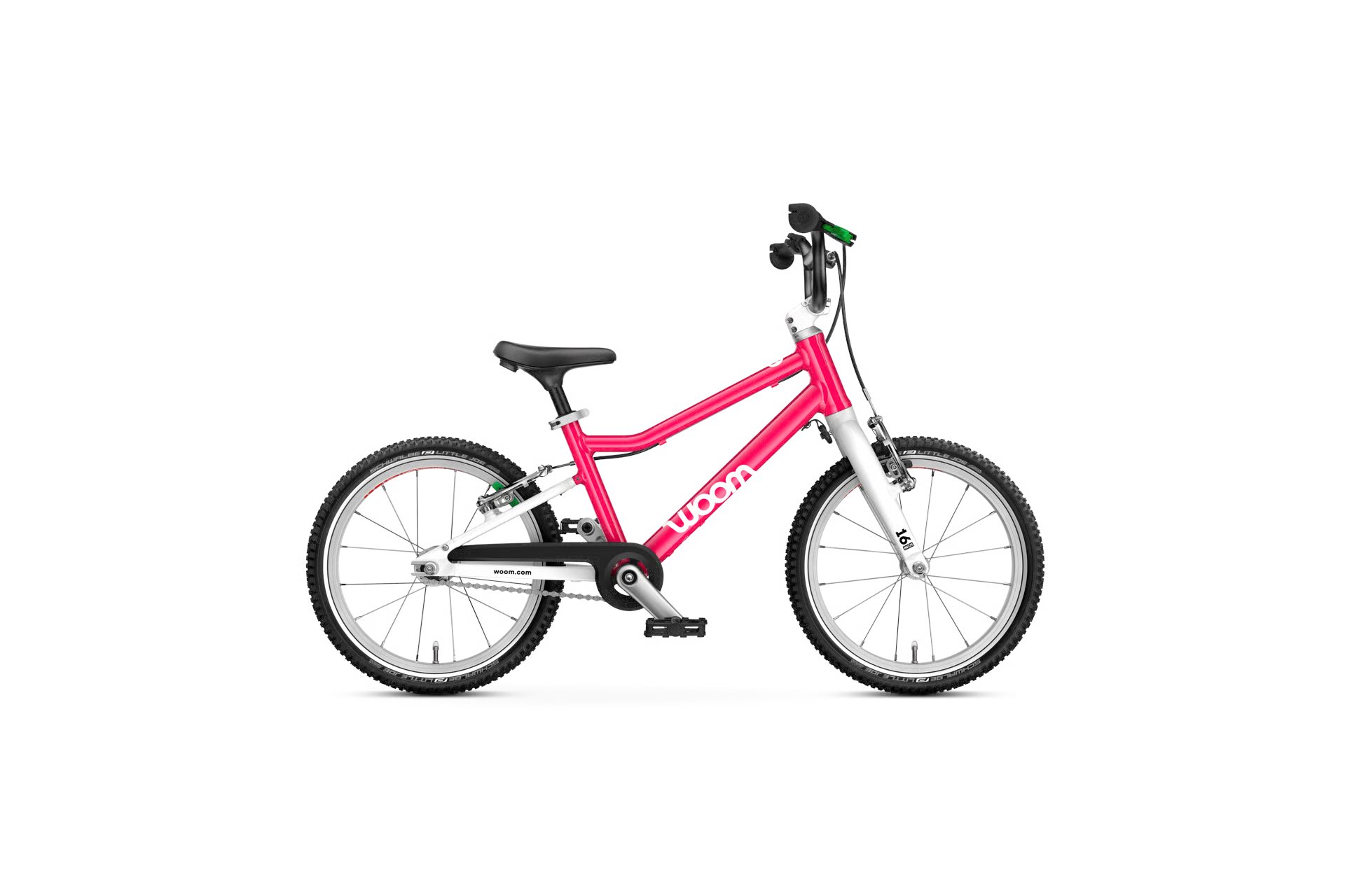 

Детский велосипед WOOM GO 3 - 16 дюймов - 2025, цвет Pink|hot pink