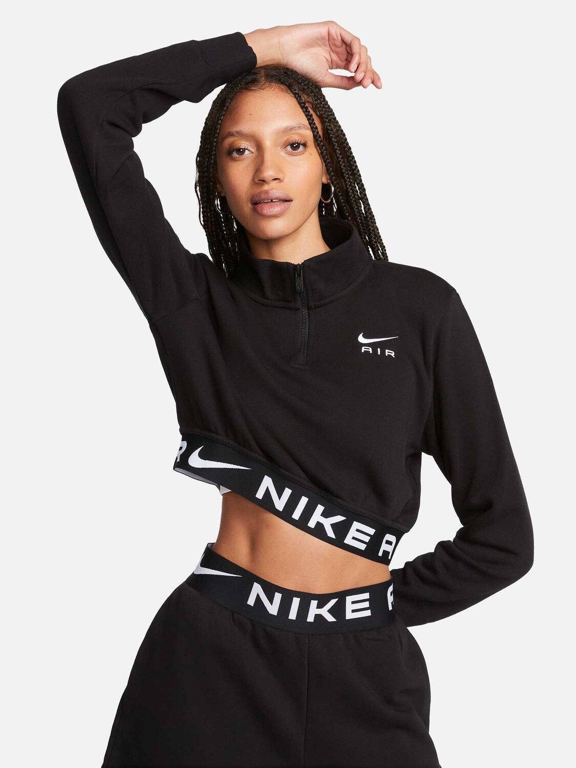 

Блуза Nike W NSW AIR FLC TOP, черный