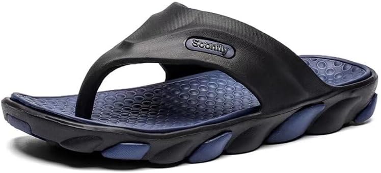 

Мужские спортивные сандалии Zonkacen с открытым носком, дышащие, для прогулок по пляжу и ванной, синий