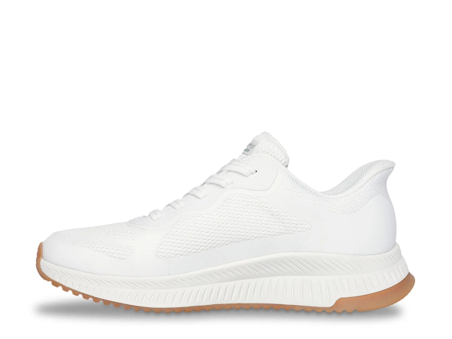 Кроссовки Skechers Hands Free Slip-Ins Bobs Squad 4 Staple Look Sneaker - Women's, белый — фото 2