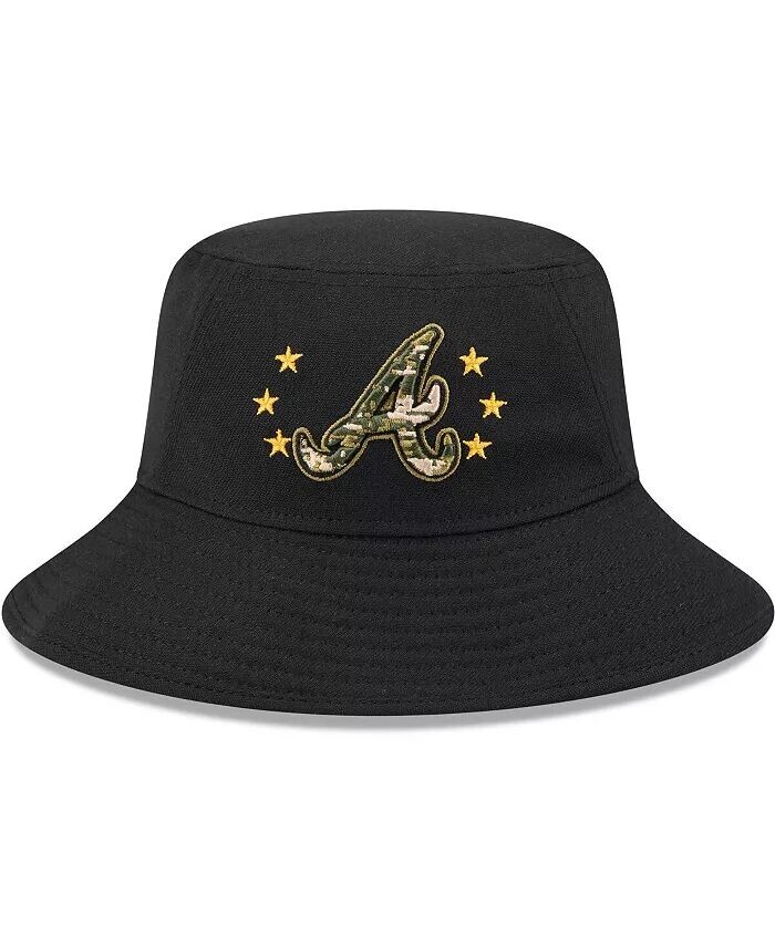 

Мужская черная панама Atlanta Braves 2024 ко Дню вооруженных сил New Era