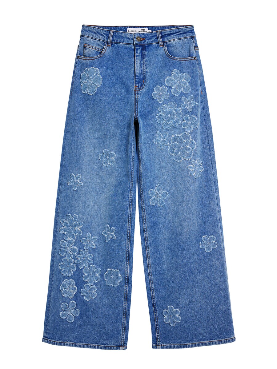 

Джинсы с широкими штанинами Desigual, Blue denim/Light blue