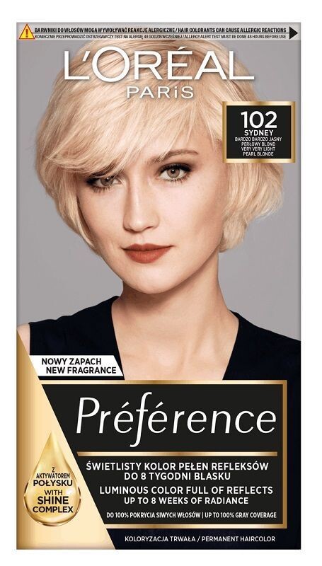 

L’Oréal Preference 102 Sydney краска для волос, 1 шт.