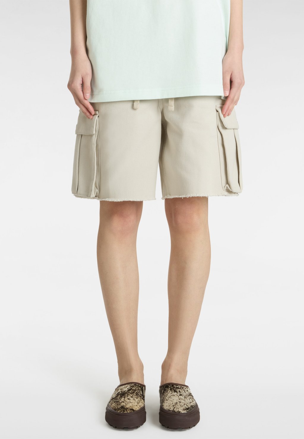 

Брюки карго KAYLEE CARGO - Denim shorts Vans, бежевый