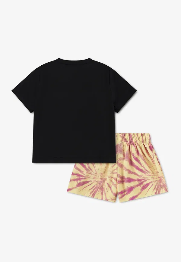 Футболка Jordan Festival tie dye set print, лимонная расцветка — фото 2