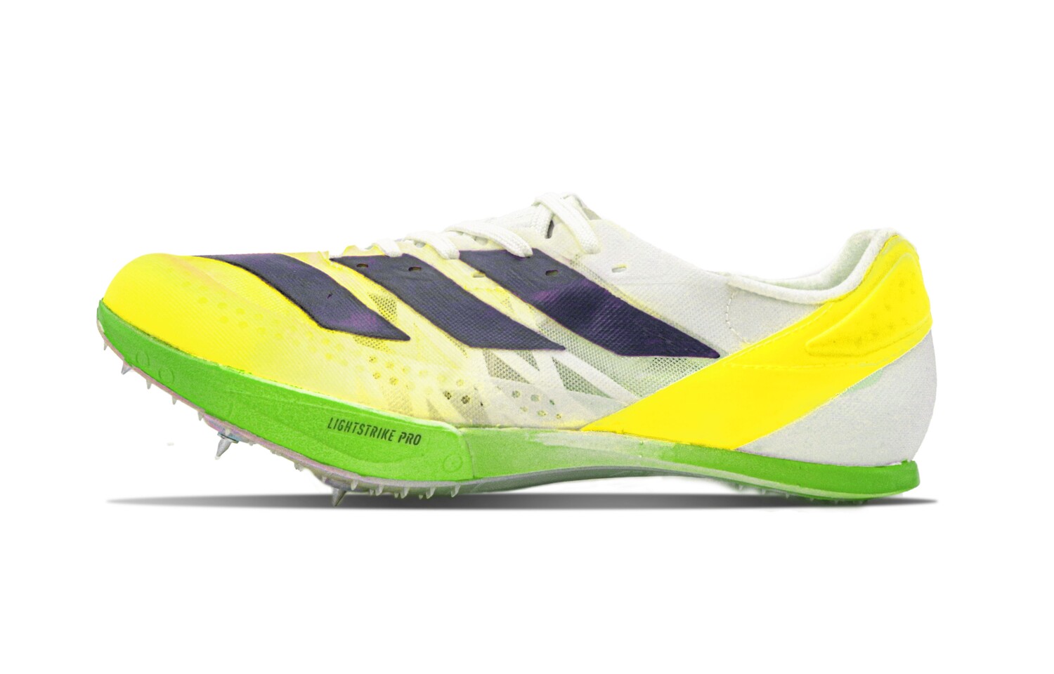 

Кроссовки Adizero Prime Running унисекс с низким верхом желто-черные Adidas