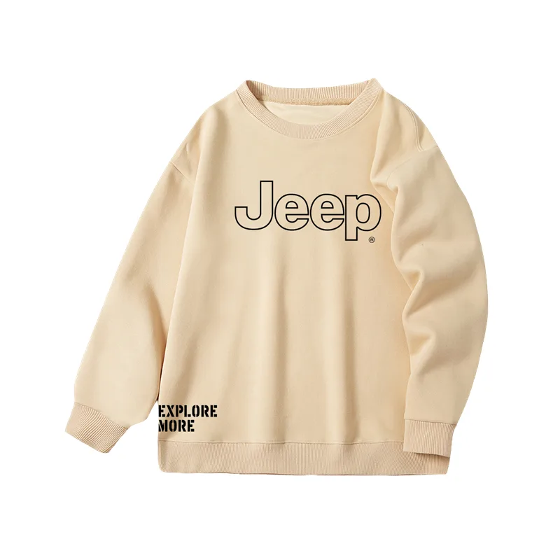 Детский свитшот с круглым вырезом Jeep, хаки