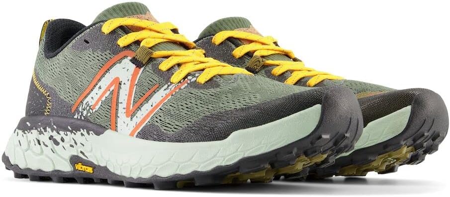Мужские кроссовки New Balance Fresh Foam X Hierro V7, черный/оливковый — фото 4