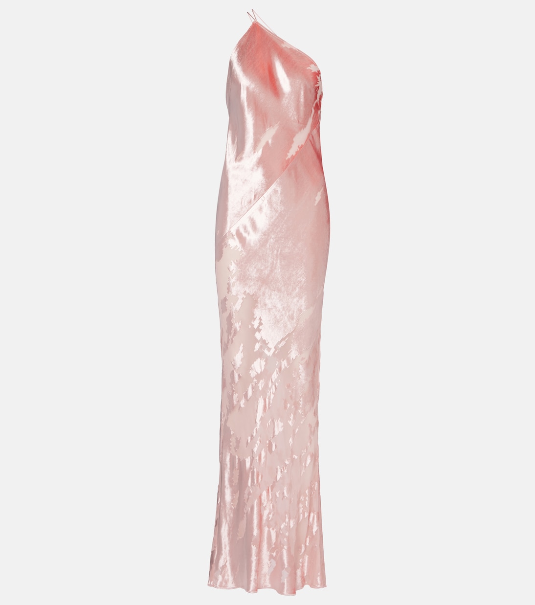

Асимметричное бархатное платье The Sei, Blush