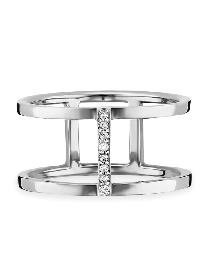 

Caï Кольцо 925/- Sterling Silber in weiß