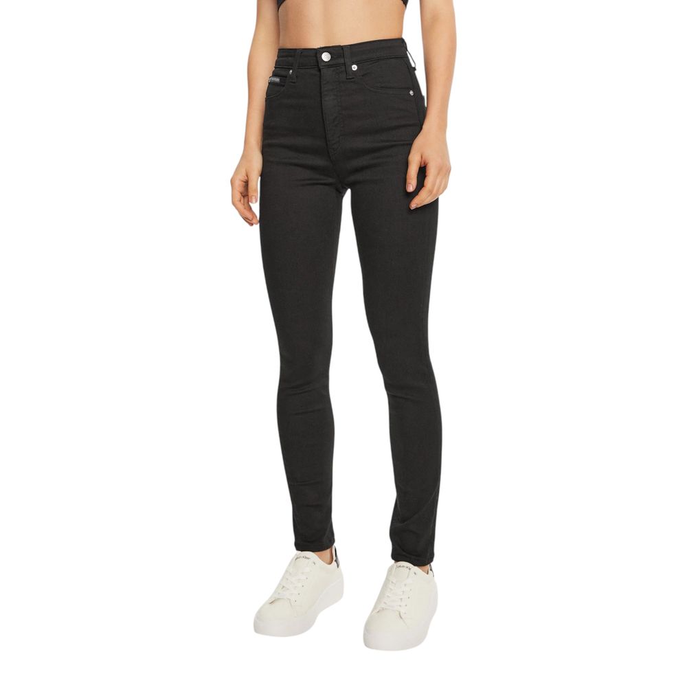 

Черные хлопковые джинсы и брюки Calvin Klein Jeans