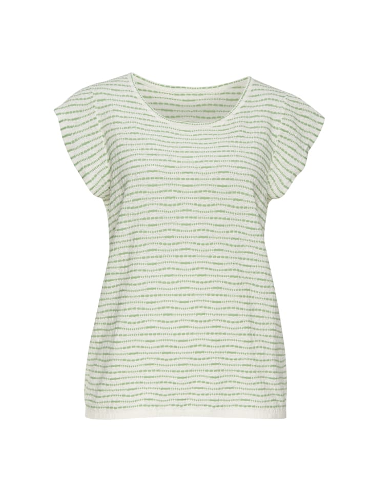 

Рубашка с круглым вырезом кремово-зеленого цвета Vivance